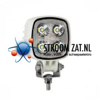 Led Werklamp vierkant 81 1000 lumen 4 leds spotlicht 12/24V